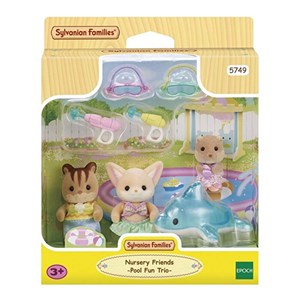 S&F Anaokulu Arkadaşları Havuz Eğlencesi Üçlüsü