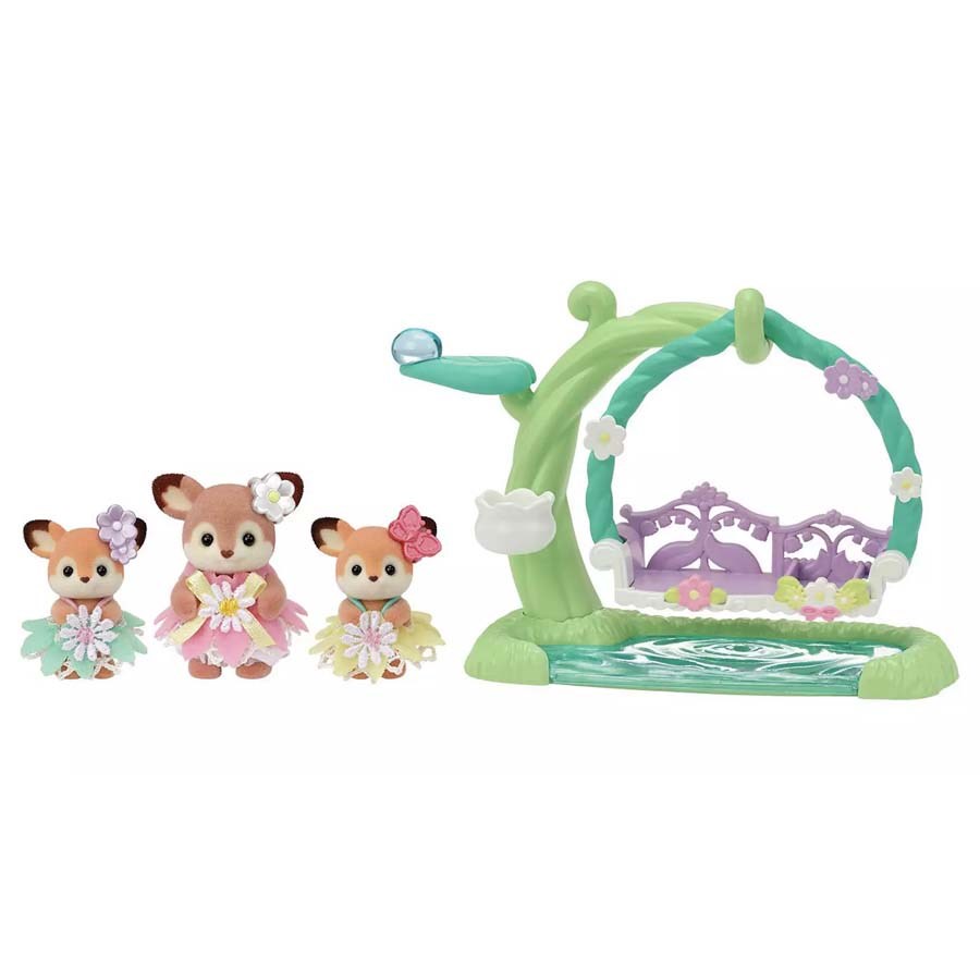 Sylvanian Families Geyik Bebekler Salıncak Seti 