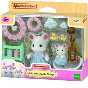 Sylvanian Families Kardeşle Köpüklü Banyo Seti