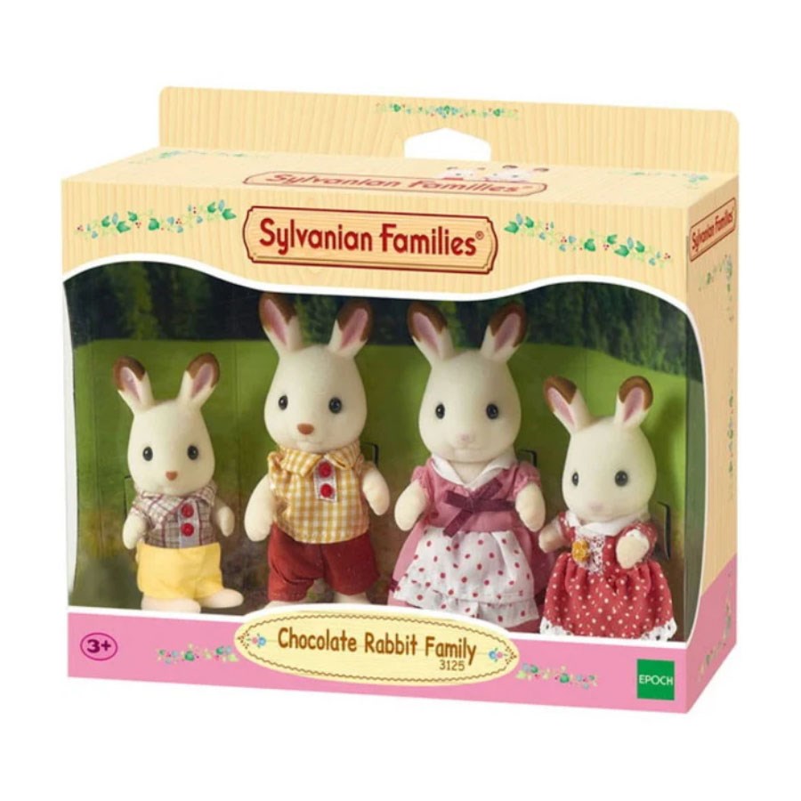 Sylvanian Families 4'lü Tavşan Ailesi 