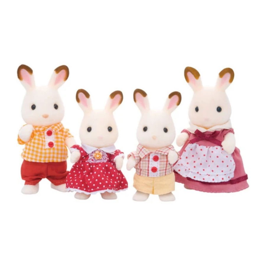 Sylvanian Families 4'lü Tavşan Ailesi 