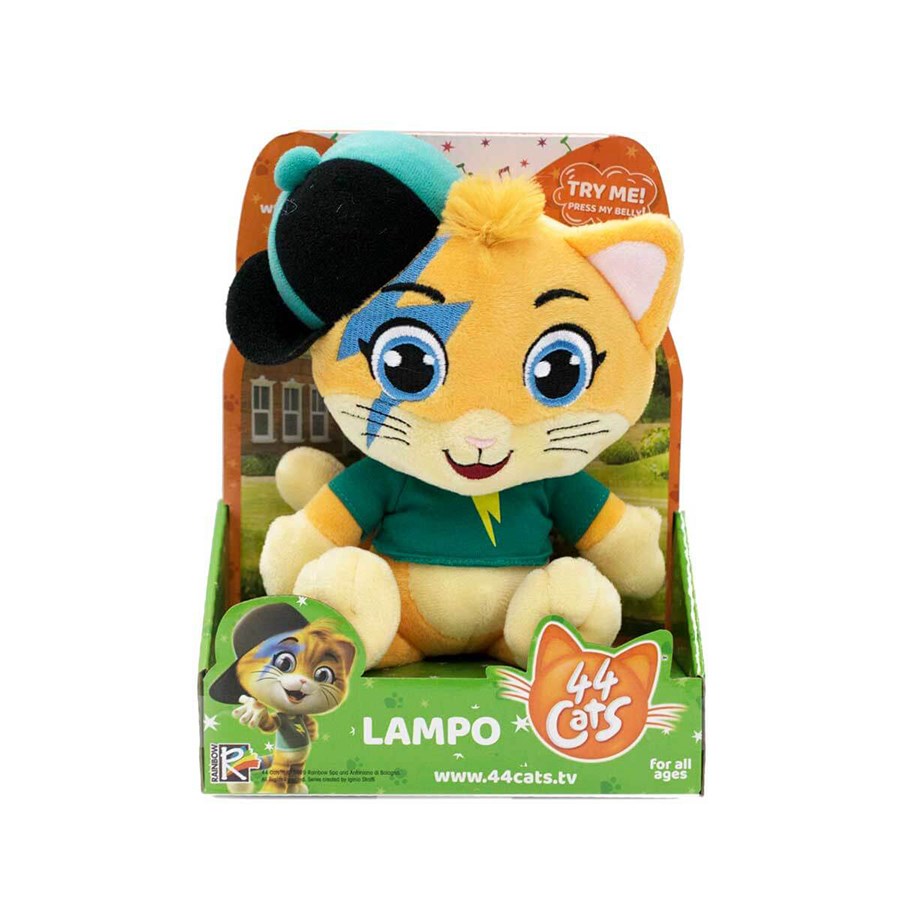 44 Kedi Müzikli Peluş 20 cm  Lampo