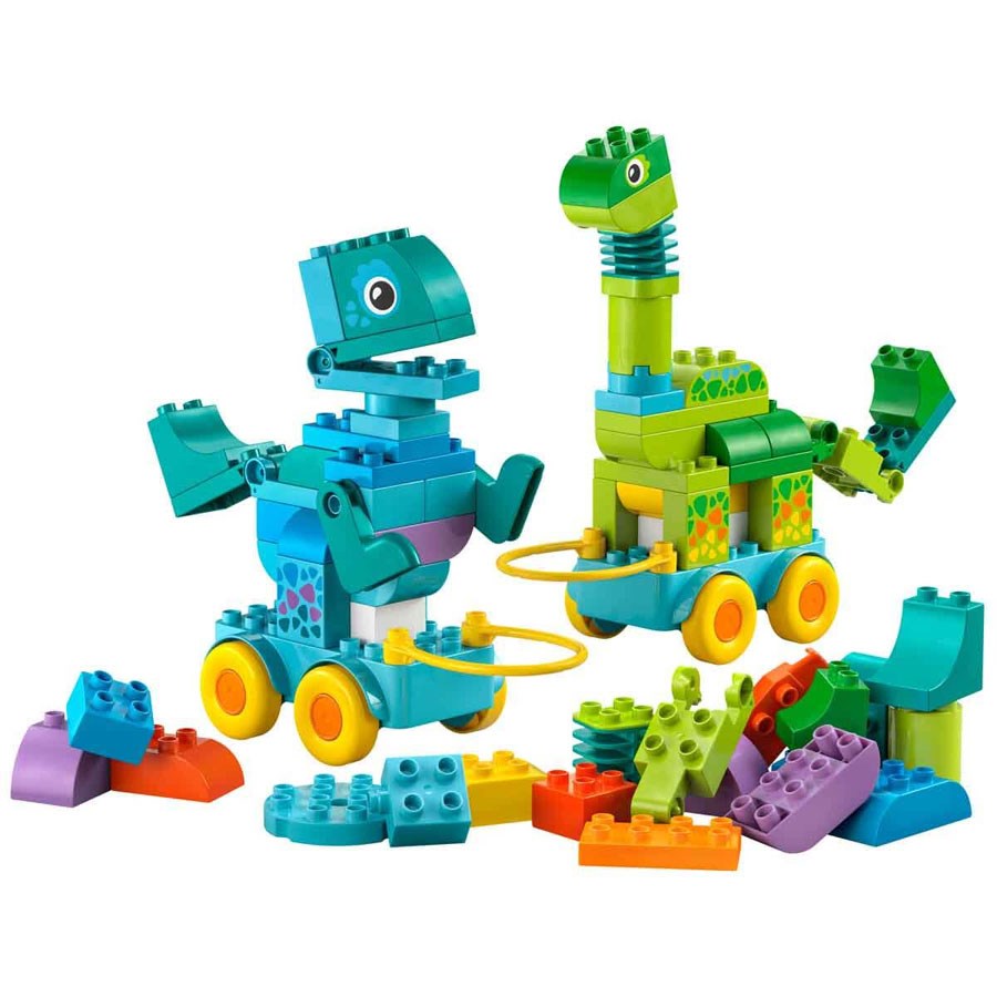 Lego Duplo 3`ü 1 Arada Tekerlekli Dinazorlar 