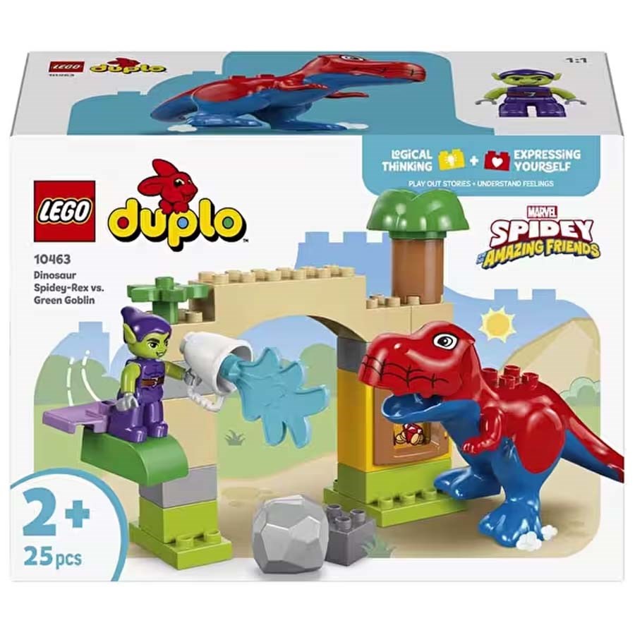 Lego Duplo Dinozor Spidey-Rex Yeşil Gobline Karşı 