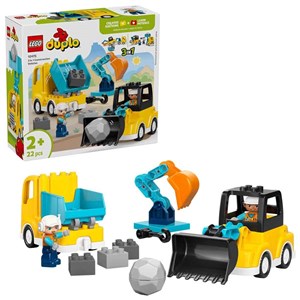 Lego Duplo Kasabası 3` Ü 1 Arada İnşaat Araçları