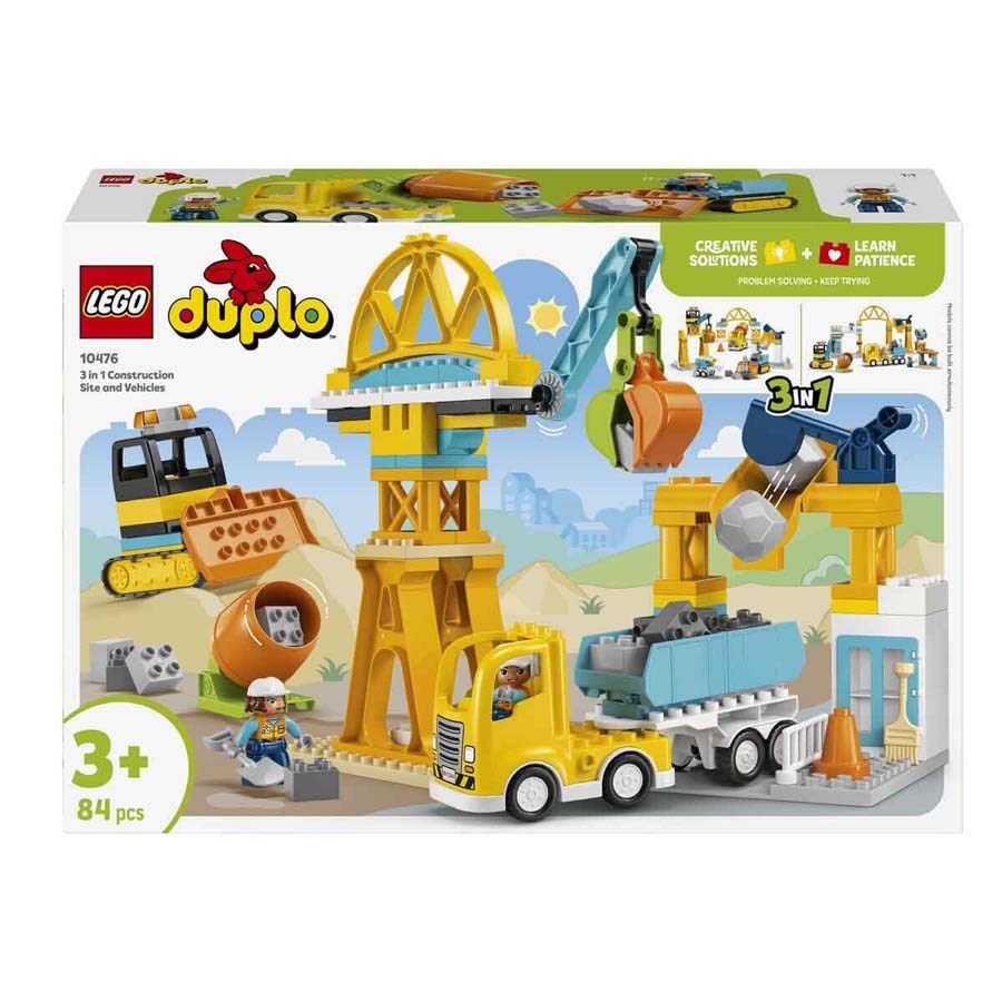 Lego Duplo İnşaat Alanı Ve Araçları 