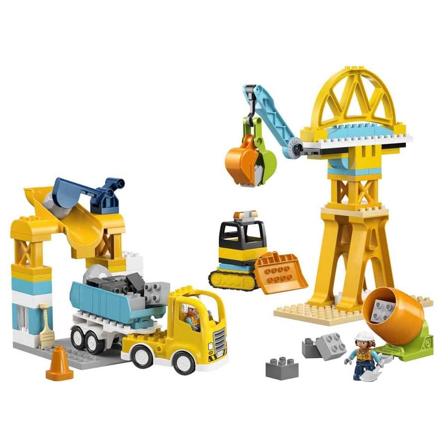 Lego Duplo İnşaat Alanı Ve Araçları 