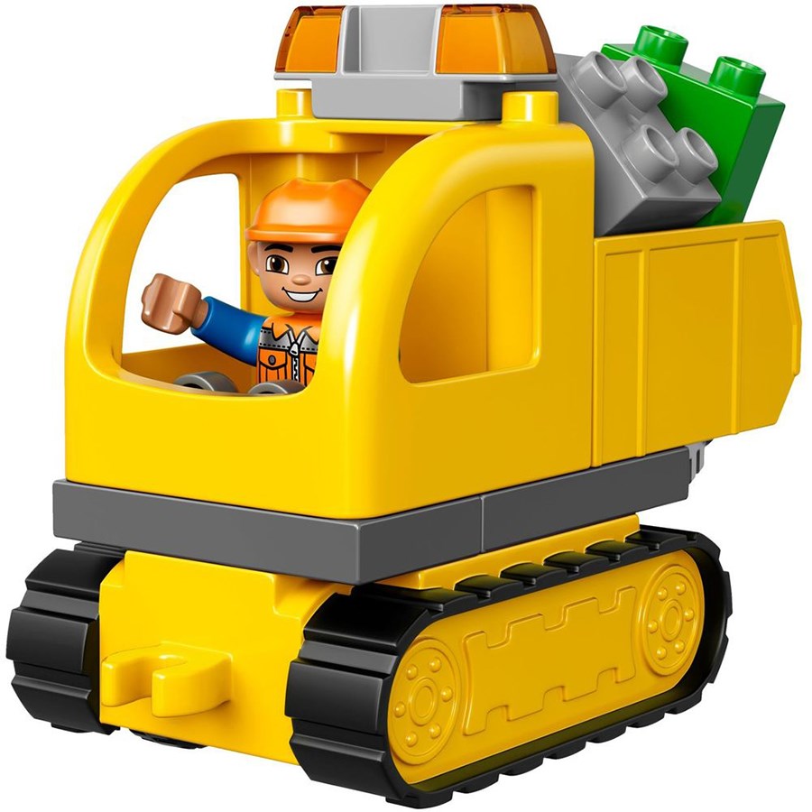 Lego Duplo Kamyon Ve Paletli Kazıcı 