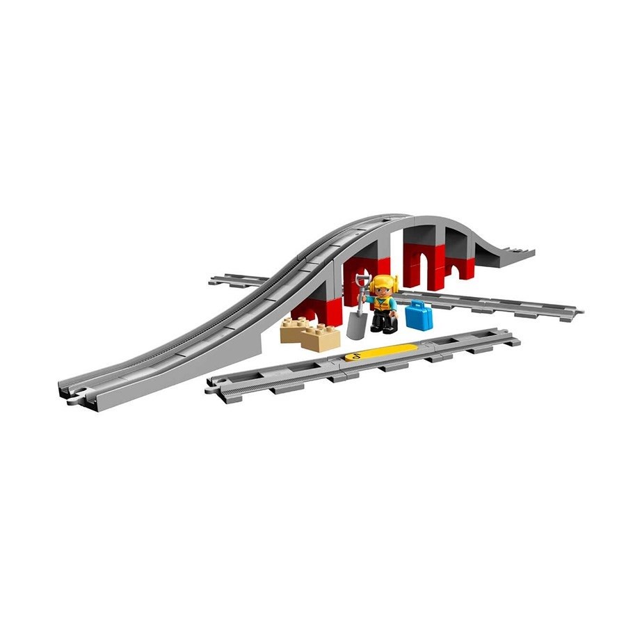 Lego Duplo Town Tren Köprüsü ve Rayları 10872  