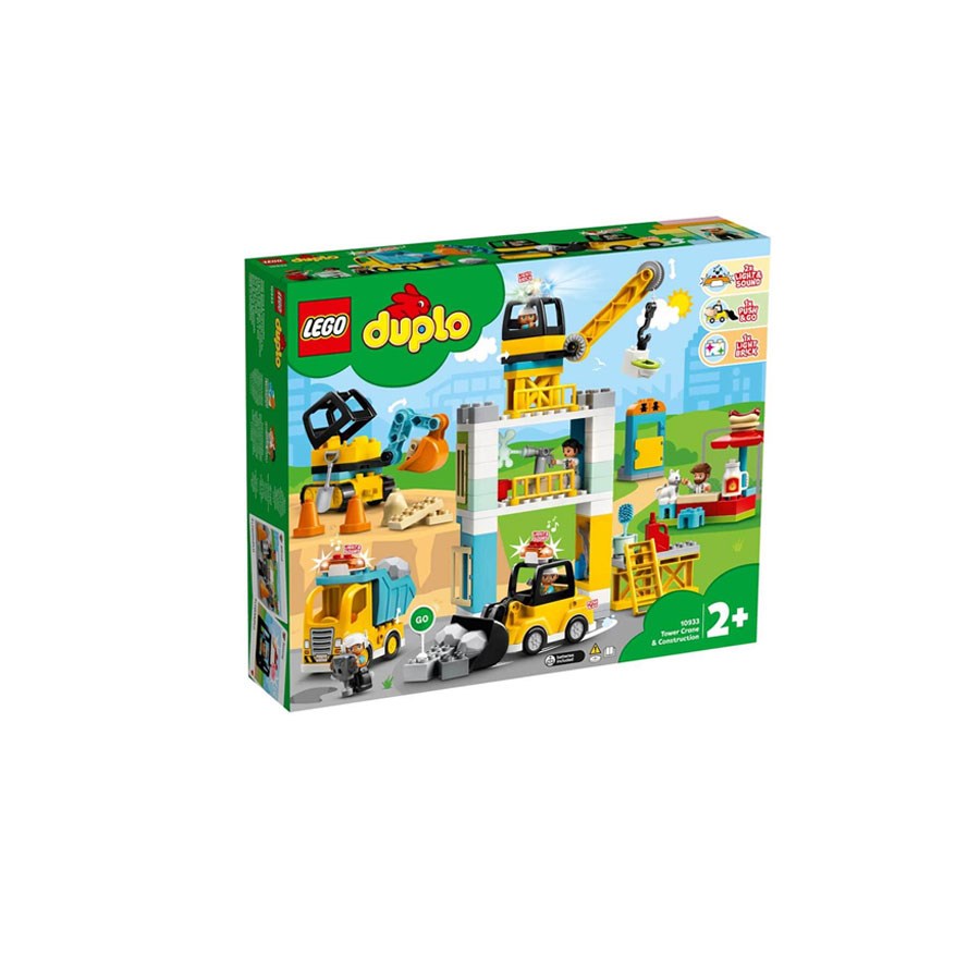 Lego Duplo Town Kuleli Vinç ve İnşaat 10933 