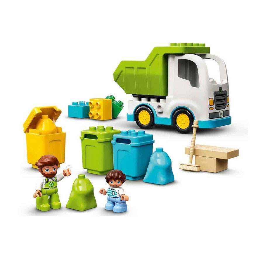 Lego Duplo Kasabası Çöp Kamyonu ve Geri Dönüşüm 10945 