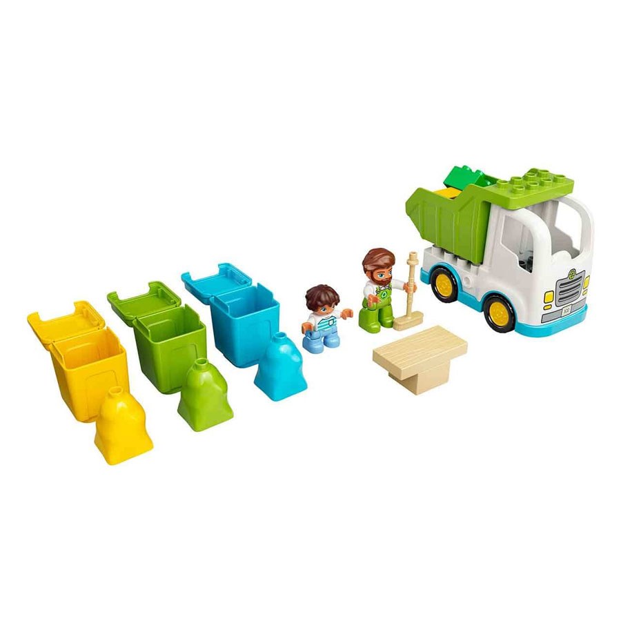 Lego Duplo Kasabası Çöp Kamyonu ve Geri Dönüşüm 10945 