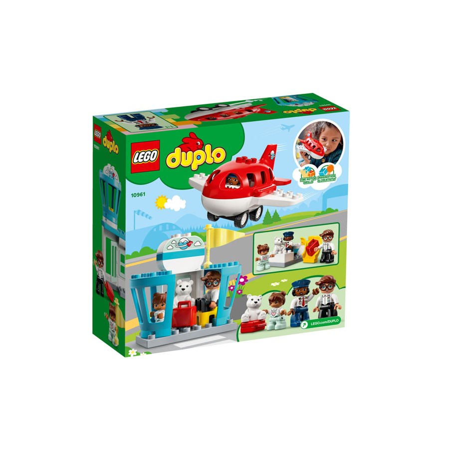 Lego Duplo Kasabası Uçak ve Havaalanı 10961 