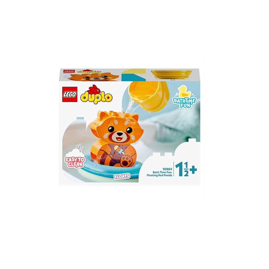 Lego Duplo İlk Banyo Zamanı Eğlencesi Yüzen Kırmızı Panda 
