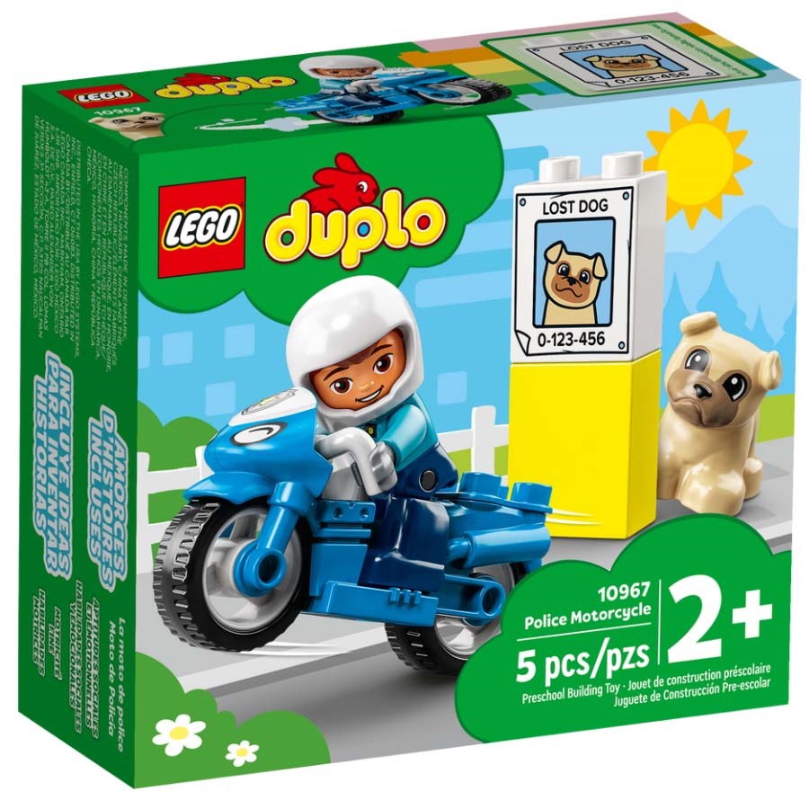Lego Duplo Kurtarma Polis Motosikleti 10967 
