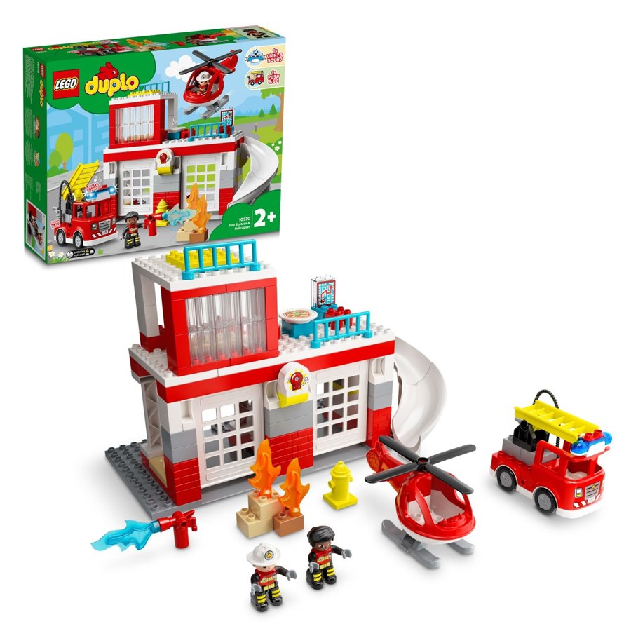 Lego Duplo Kurtarma İtfaiye Merkezi ve Helikopter 10970 