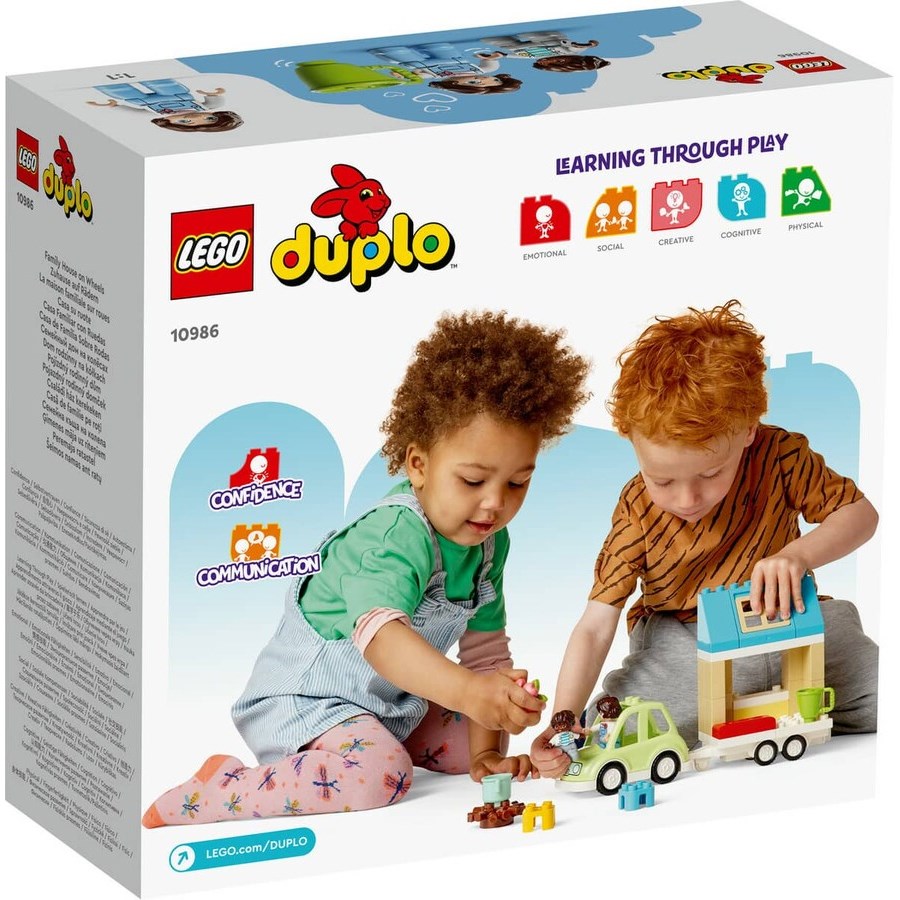 Lego Duplo Kasabası Tekerlekli Aile Evi 10986 