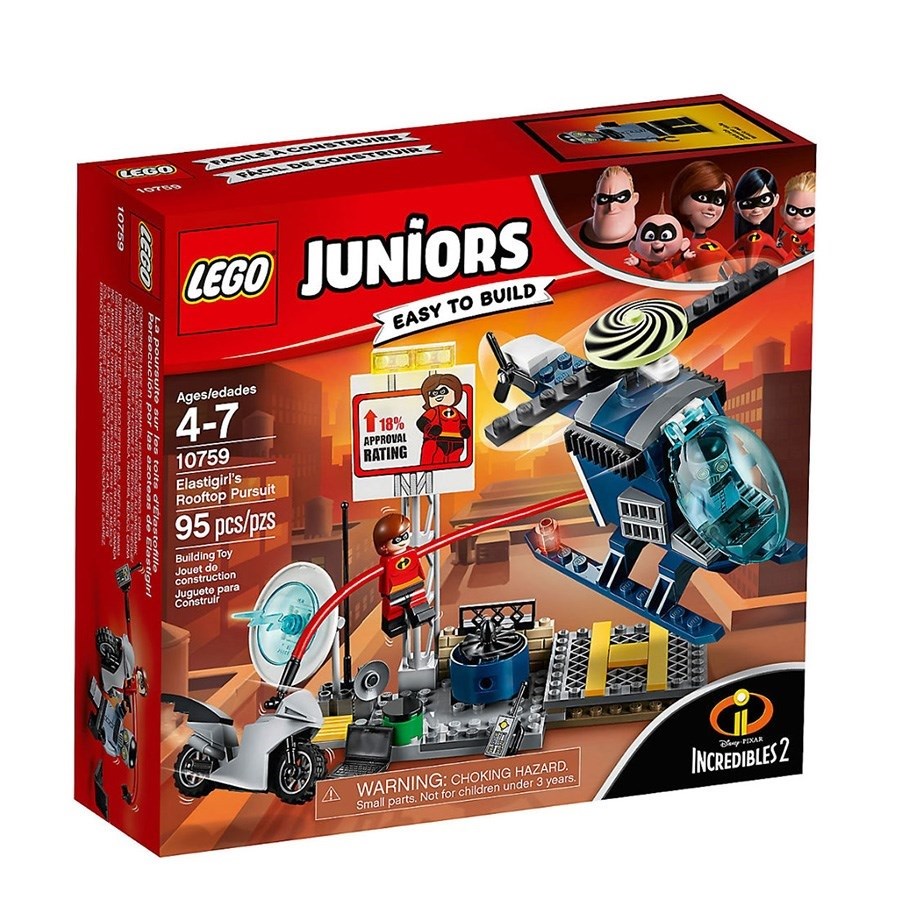 Lego Juniors İnanılmaz Aile Elastikkız'ın Çatı Takibi 10759 
