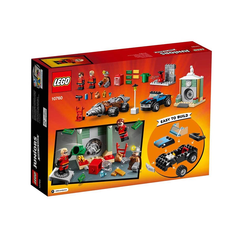 Lego Juniors İnanılmaz Aile Underminer Banka Soygunu 10760 