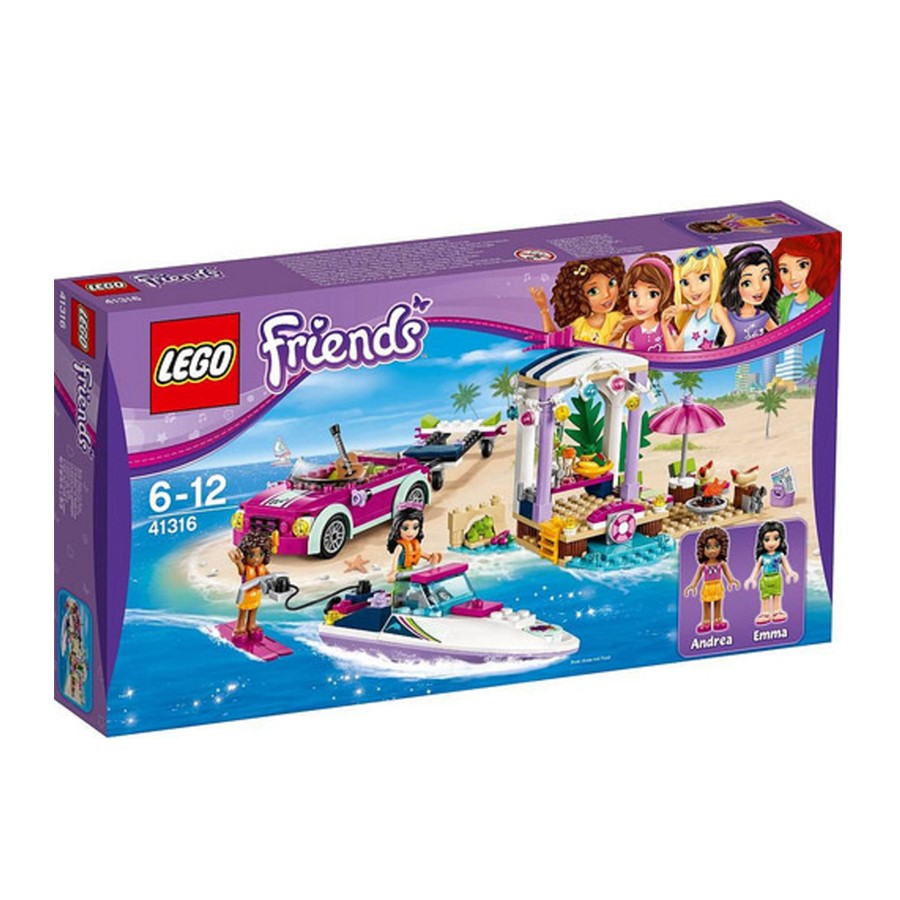 Lego Friends Andrea'nın Sürat Teknesi Römorklu 