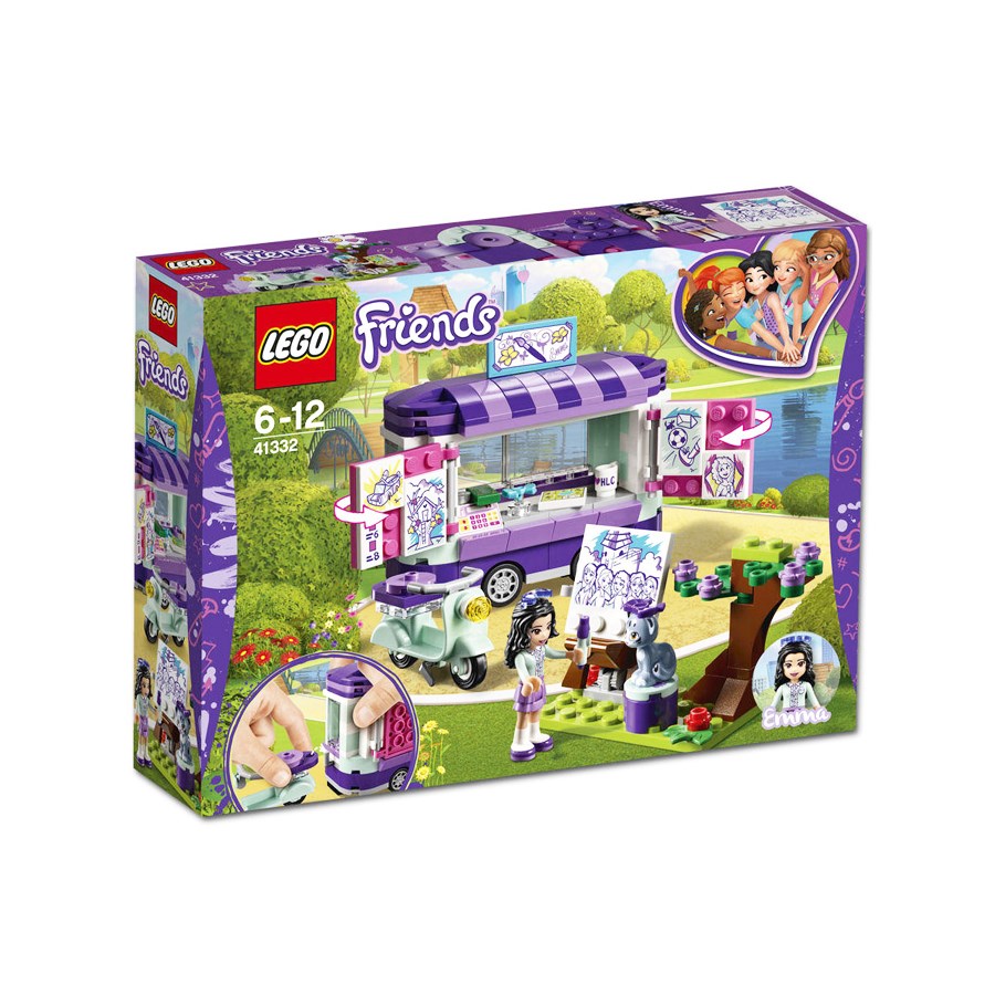 Lego Friends Emma'nın Sanat Standı 41332 