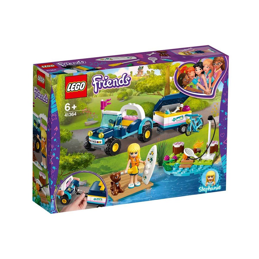 Lego Friends Stephanienin Araba ve Römorku 