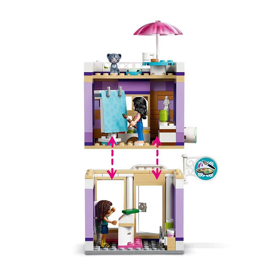 Lego Friends Emma'nın Resim Atölyesi 