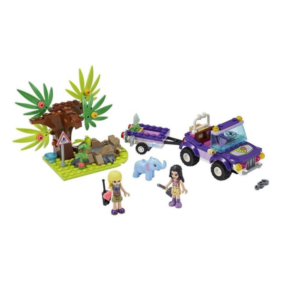 Lego Friends Yavru Fil Kurtarma Operasyonu 41421 