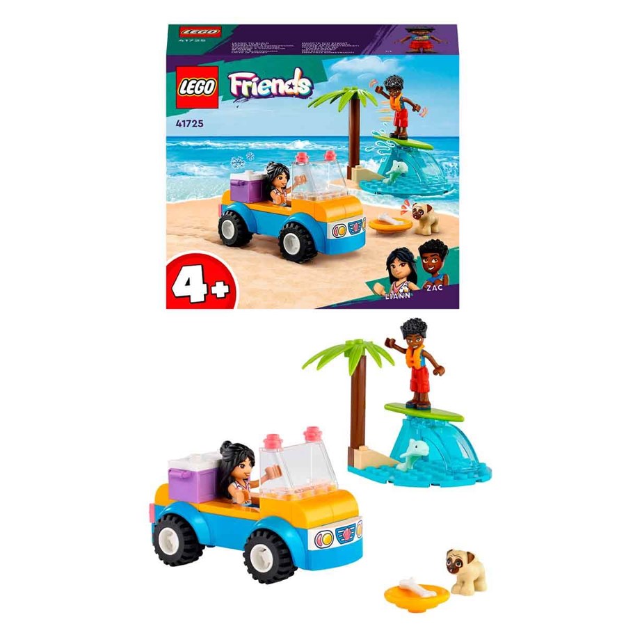 Lego Friends Plaj Arabası Eğlencesi 41725 