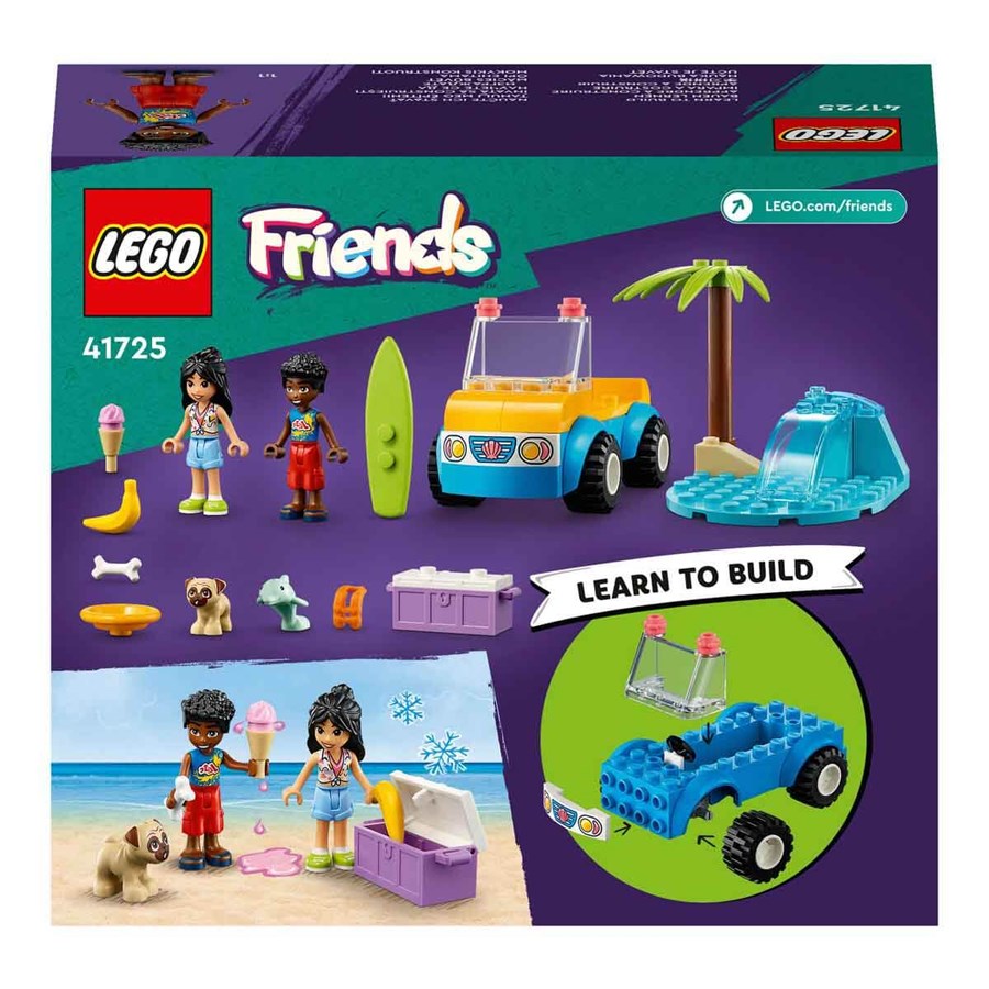 Lego Friends Plaj Arabası Eğlencesi 41725 