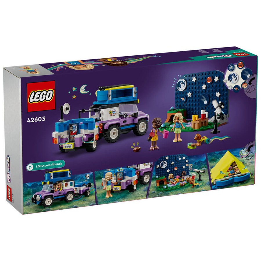 Lego Friends Yıldız Gözlemleme Kamp Aracı 