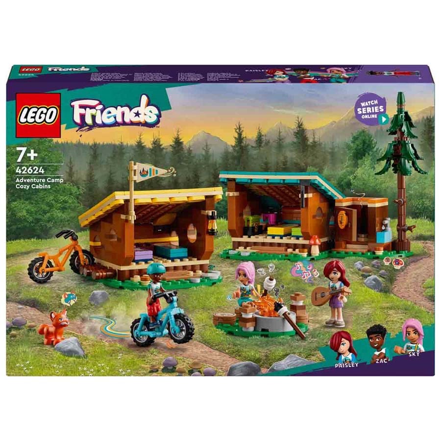 Lego Friends Macera Kampı Şirin Kulübeler 