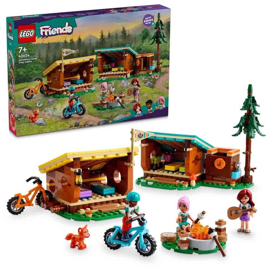 Lego Friends Macera Kampı Şirin Kulübeler 