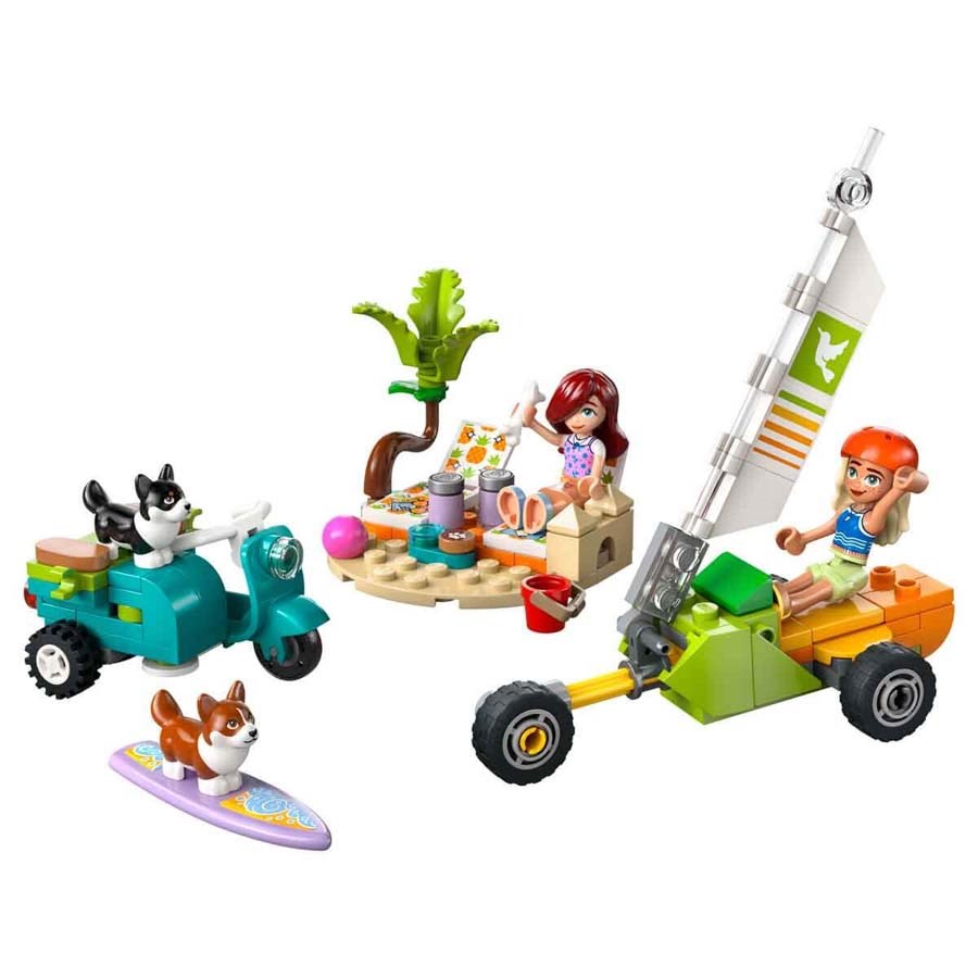 Lego Friends Sörfçü Köpekler ve Scooter Macerası 