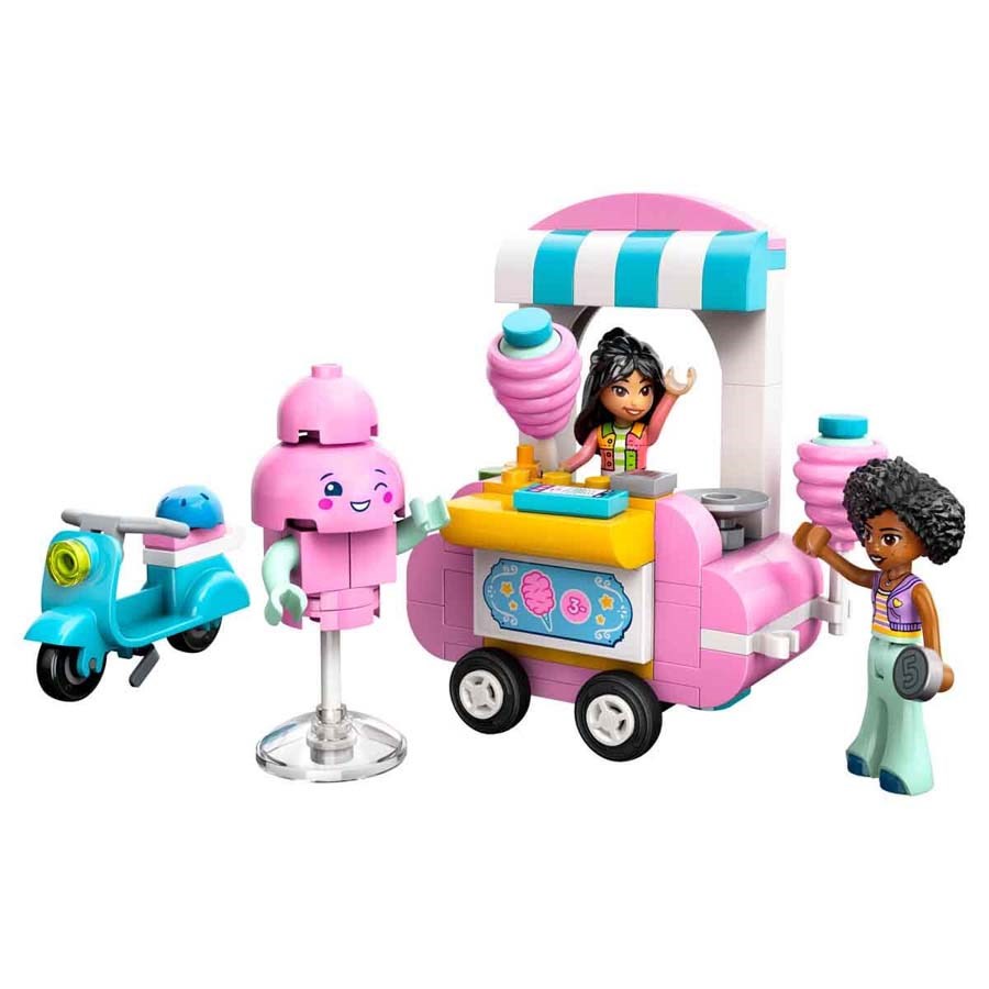Lego Friends Pamuk Şeker Standı ve Scooter 