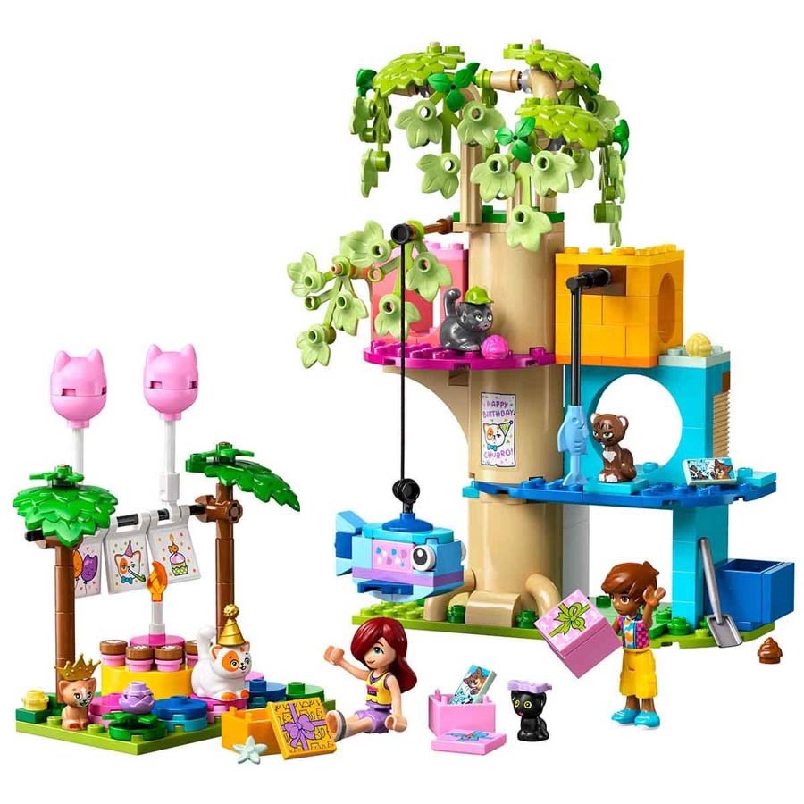 Lego Friends Kedi Doğum Günü Partisi Ve Ağaç Ev 