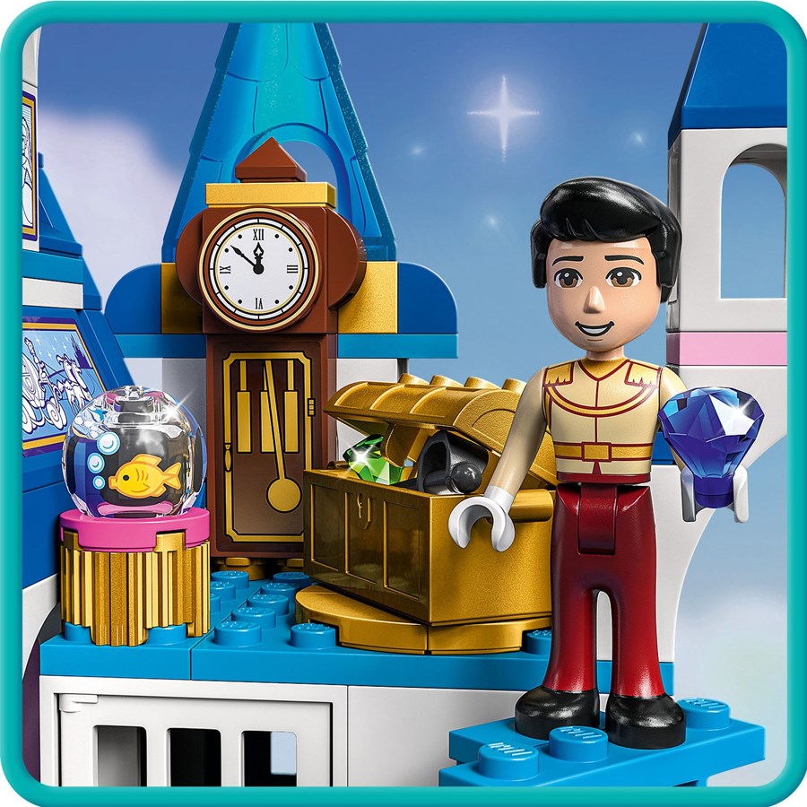 Lego Disney Princess Sindirella ve Yakışıklı Prens'in Şatosu 