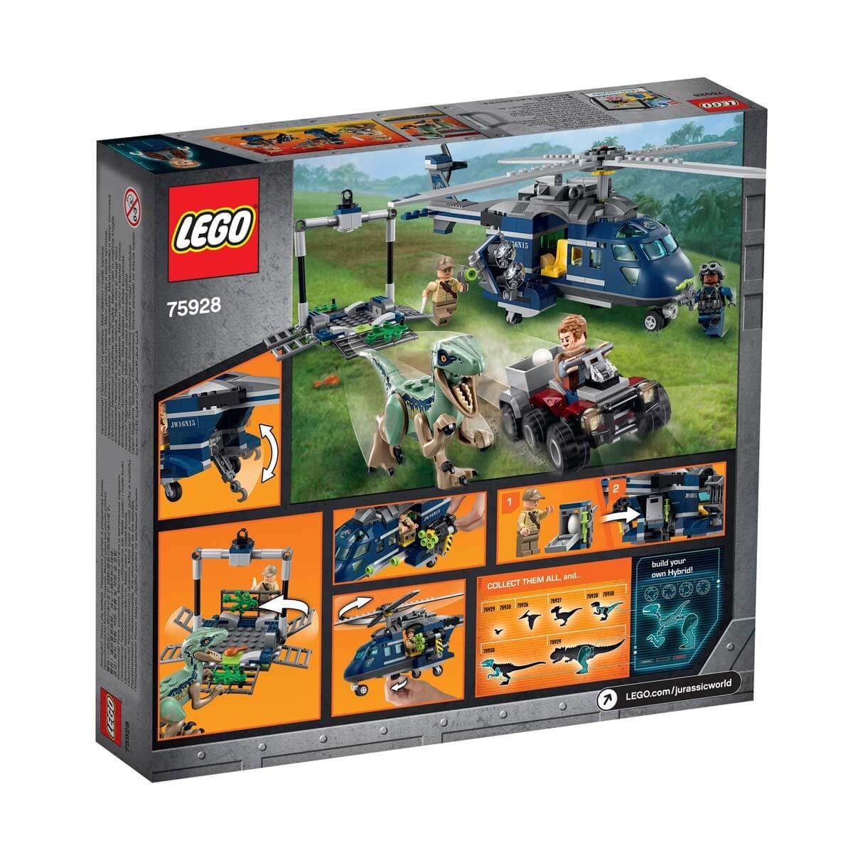 Lego Jurassic World Blue'nun Helikopter Takibi 75928 