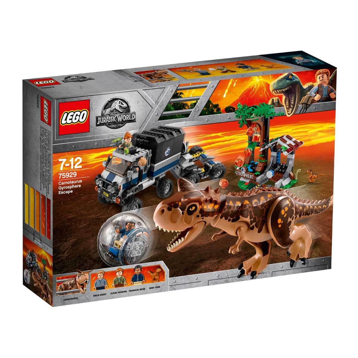 Lego Jurassic World Carnotaurus Jirosfer Kaçışı 75929 