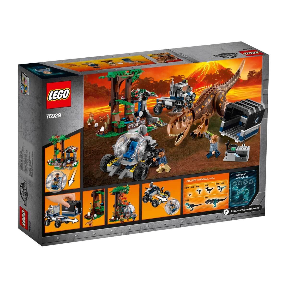 Lego Jurassic World Carnotaurus Jirosfer Kaçışı 75929 
