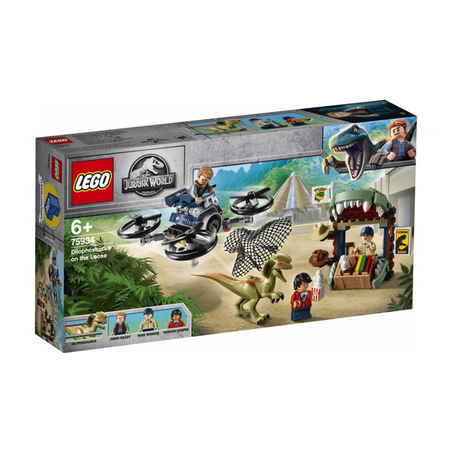 Lego Jurassic World Dilophosaurus Kaçıyor 75934 