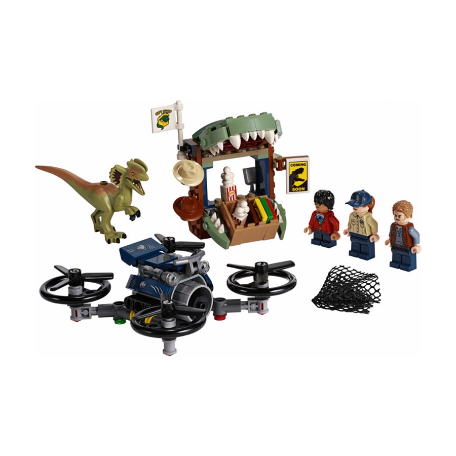 Lego Jurassic World Dilophosaurus Kaçıyor 75934 