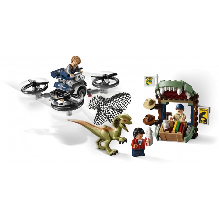 Lego Jurassic World Dilophosaurus Kaçıyor 75934 