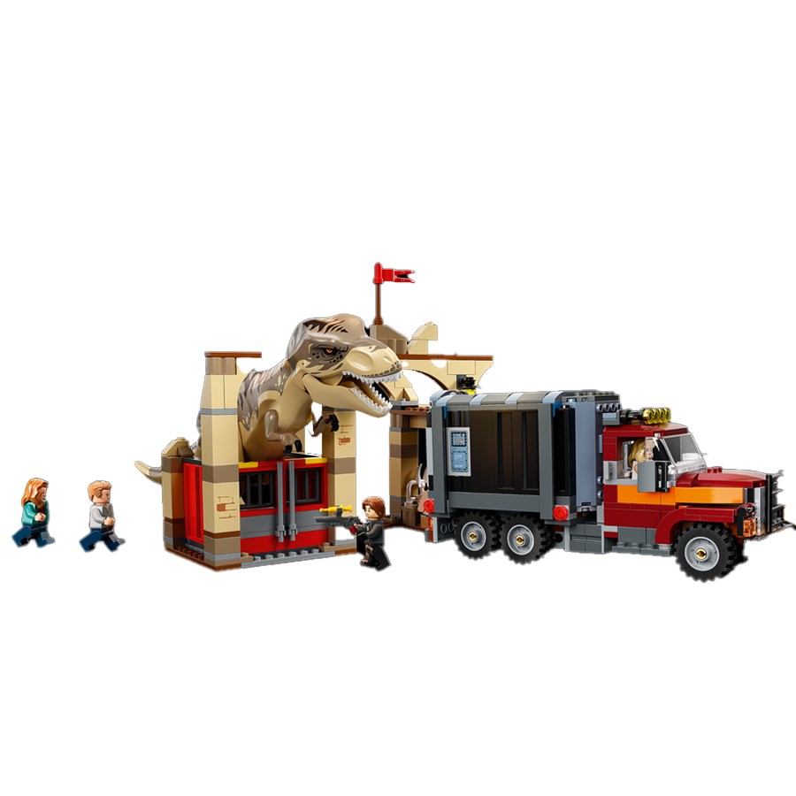 Lego Jurassic World T-Rex Ve Atrociraptor Dinozor Kaçışı 76948 