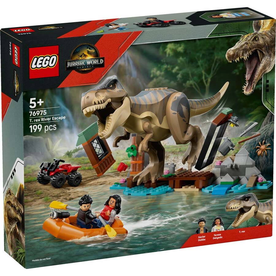 Lego Jurassic World T.Rex Nehir Kaçışı 