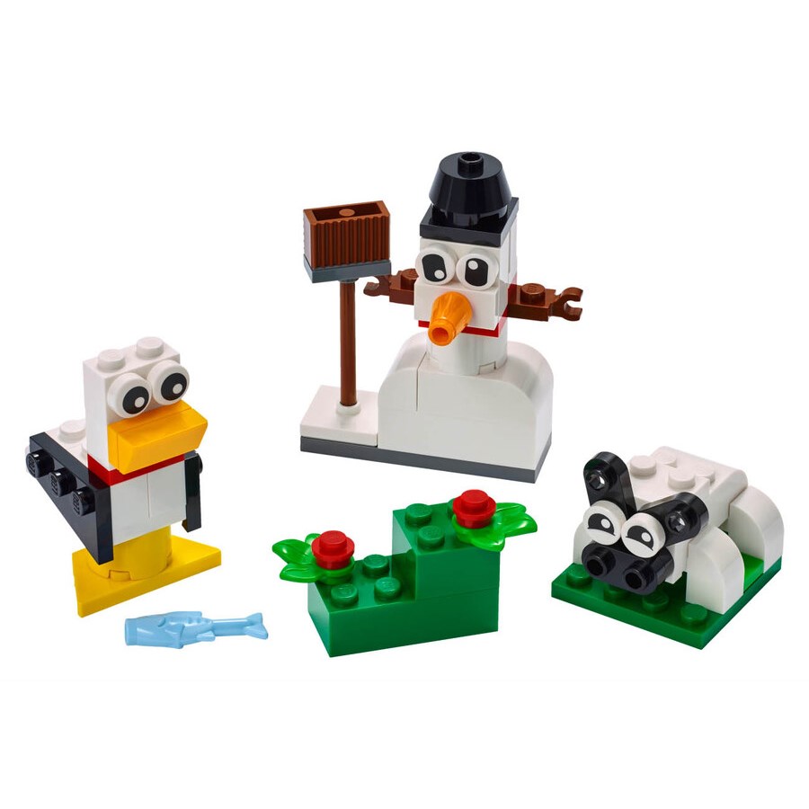  Lego Classic Yaratıcı Beyaz Yapım Parçaları 