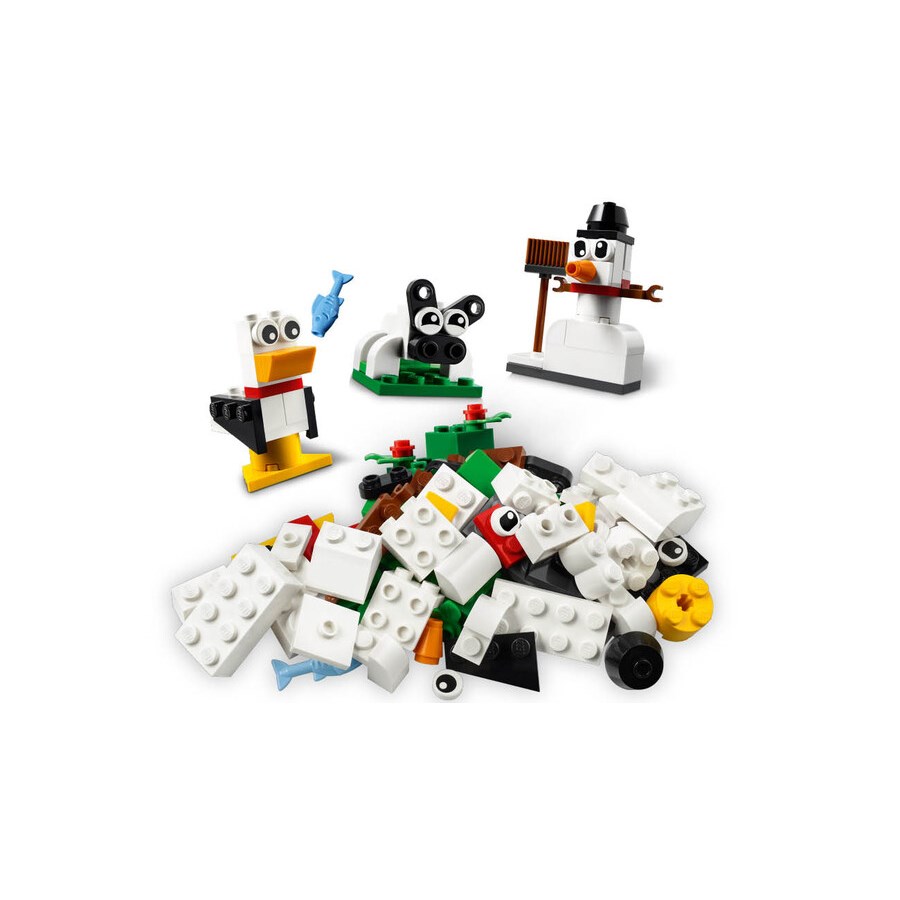  Lego Classic Yaratıcı Beyaz Yapım Parçaları 