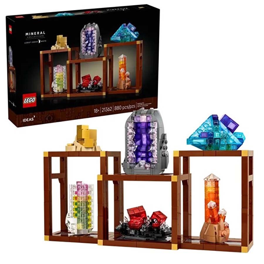 Lego Ideas Mineral Koleksiyonu