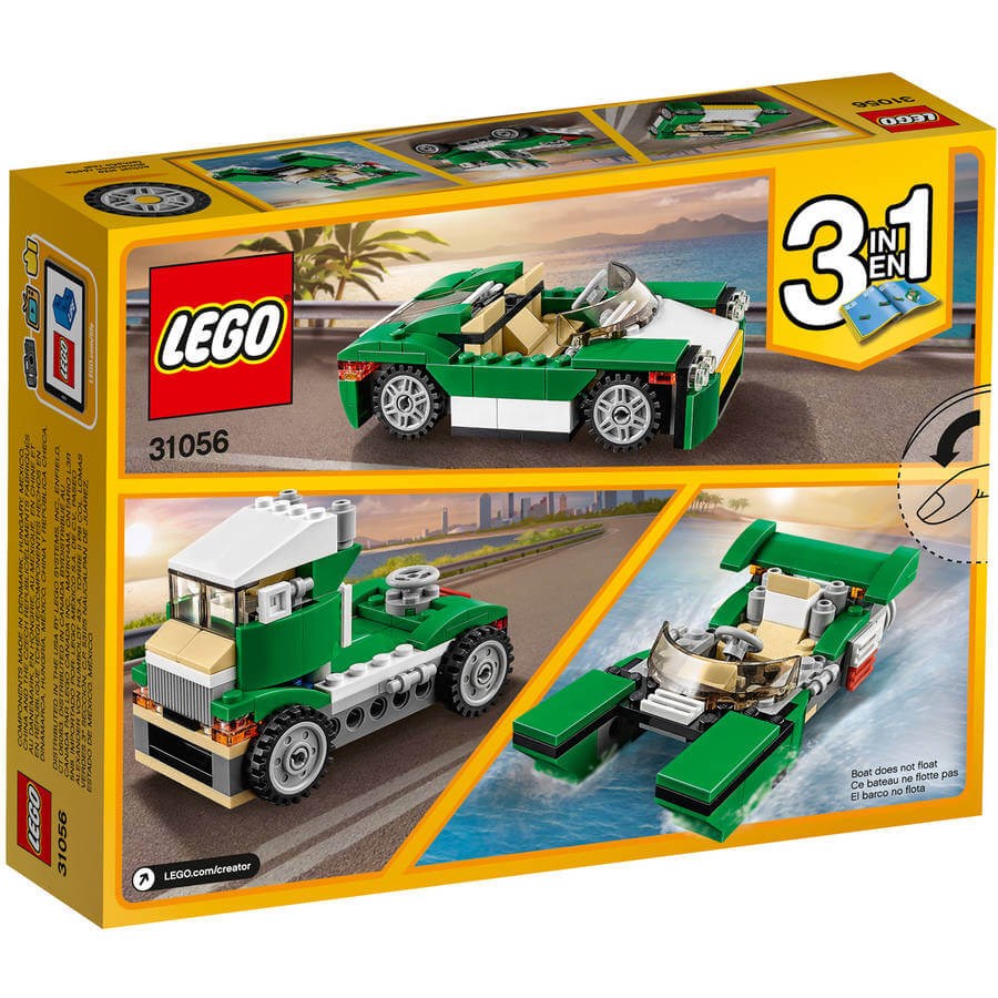 Lego Creator Yeşil Üstü Açık Araba 31056 