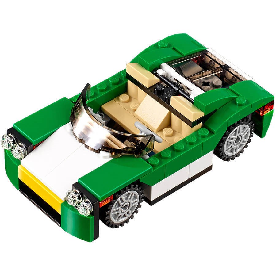 Lego Creator Yeşil Üstü Açık Araba 31056 